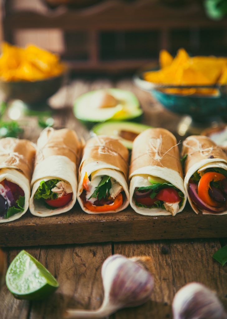 Chilli Tortilla Roll-Ups