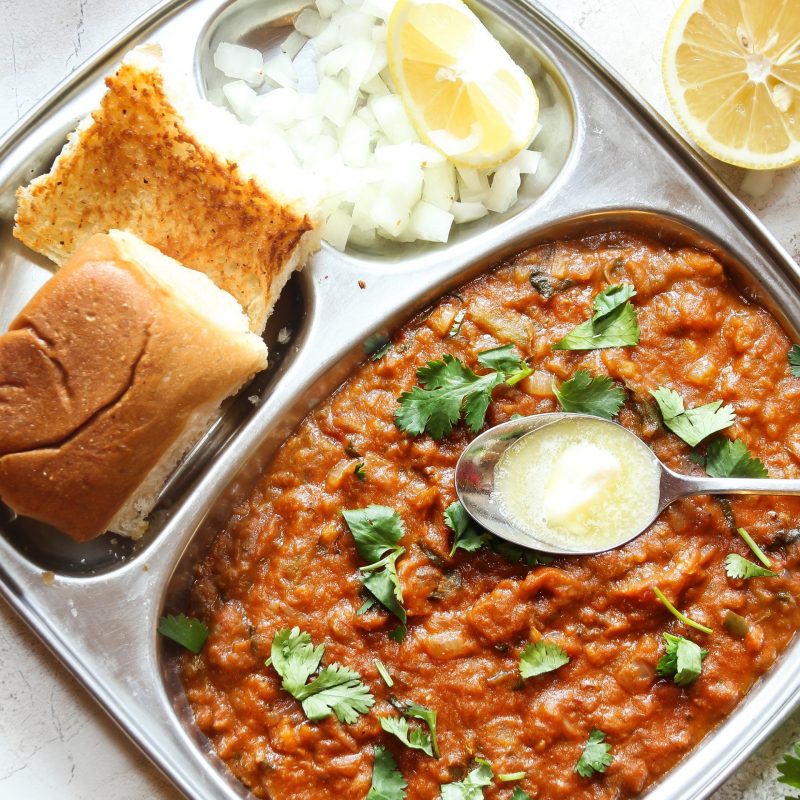 Authentic Indian Pav Bhaji Recipe