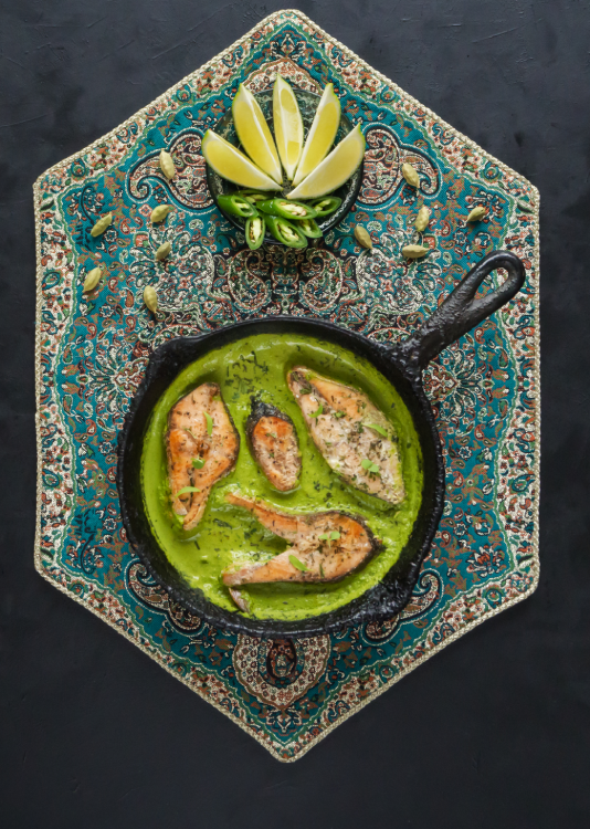 Bombay Steak Fish Green Curry is one of the most delicious Indian curries.