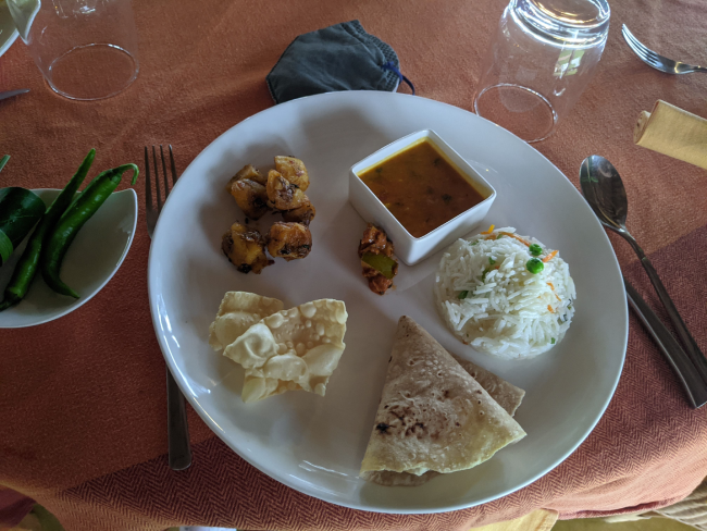 Lunch at Vismaya Lake Heritage