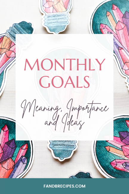 Monthly Goals Pin