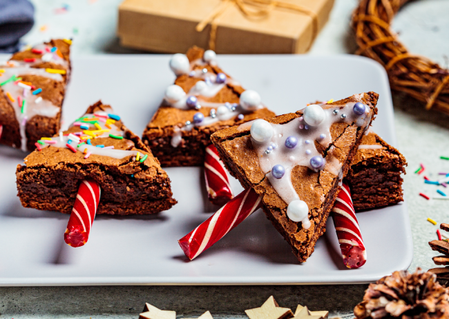 Christmas Tree Brownies