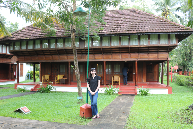 Shristi Patni at the Heritage Mansions, Coconut Lagoon.