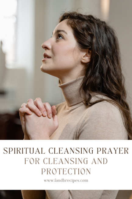 Spiritual Cleansing Prayer for Cleansing and Protection Pin