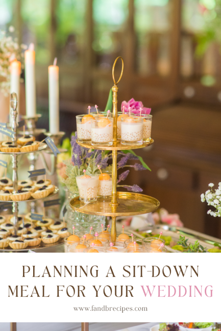 Planning a Sit-Down Meal For Your Wedding Pin