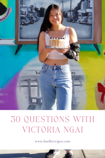 30 Questions with Victoria Ngai Pin