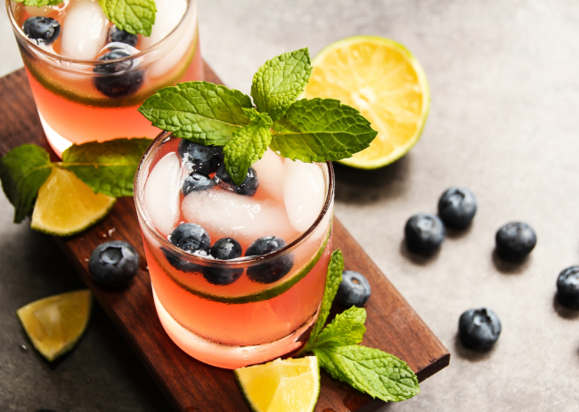 Blueberry Mojito Mocktail Recipe