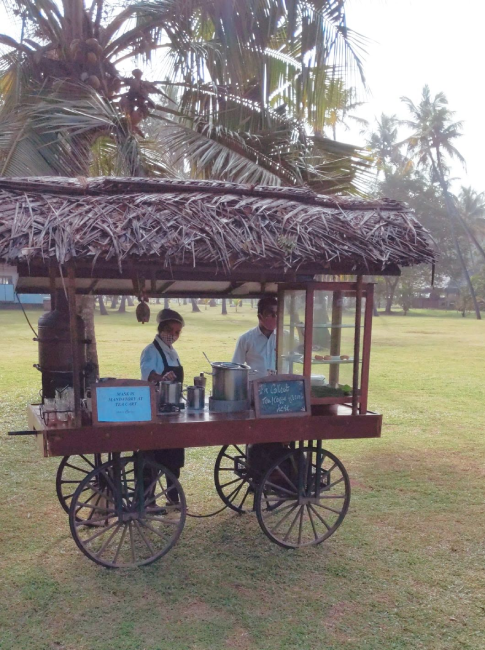 Tea stall at Marari Beach Resort
