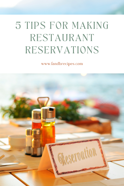 Restaurant Reservations