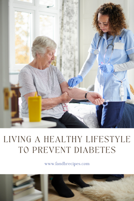 Living a Healthy Lifestyle to Prevent Diabetes Pin