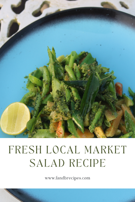 Fresh Local Market Salad Recipe by Midhun Cleetus, Chef Brunton Boatyard