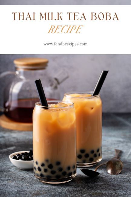 Thai Milk Tea Boba