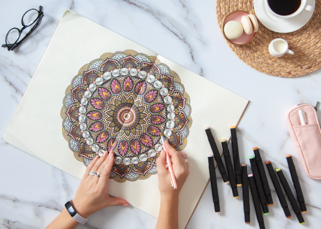 Mindfulness Art Therapy Activities for Adults
